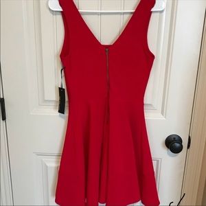 HOME BEFORE DAYLIGHT RED DRESS